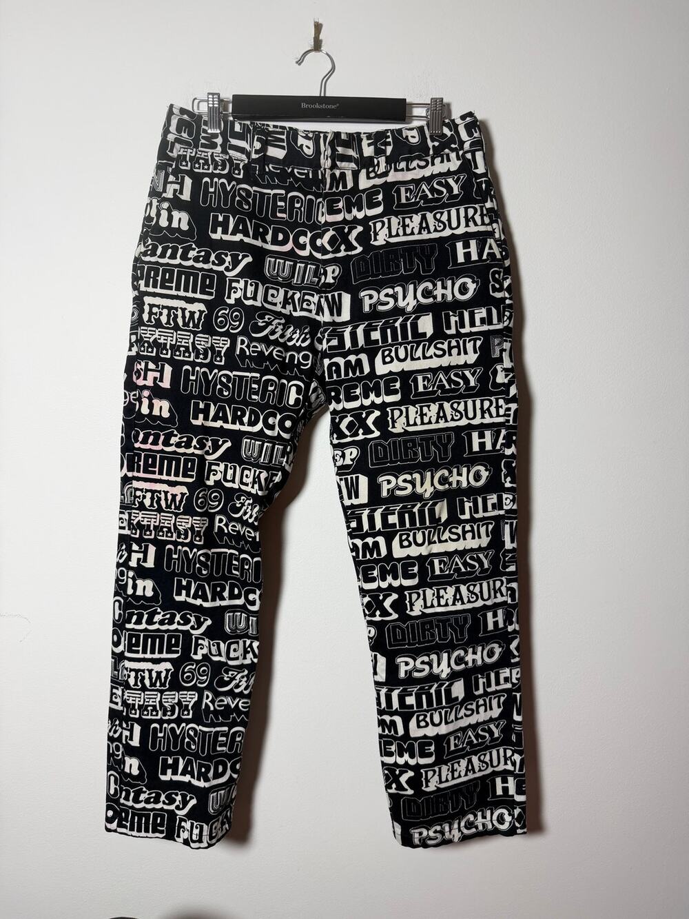 Supreme Hysteric Glamour Text Work Pant